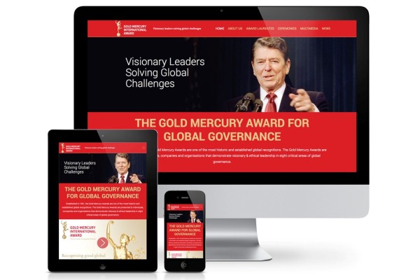 Gold Mercury Award Launches a New Responsive Mobile Site
